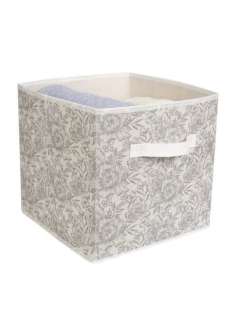 Короб для хранения Короб для хранения Grey Flower 30х30х30 Короб для хранения Короб для хранения Grey Flower 30х30х30
