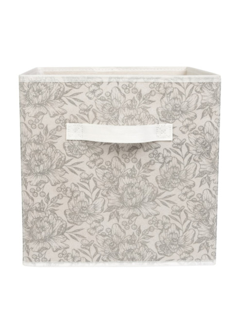 Короб для хранения Короб для хранения Grey Flower 30х30х30 Короб для хранения Короб для хранения Grey Flower 30х30х30