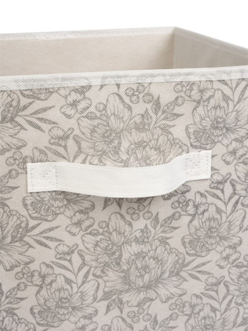Короб для хранения Короб для хранения Grey Flower 30х30х30 Короб для хранения Короб для хранения Grey Flower 30х30х30