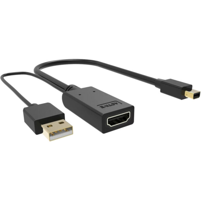 Кабель-переходник HDMI(F) +USB---> miniDP(M) 0.15m  4K*30Hz VCOM<CG497-0.15> VCOM CG497-0.15M Кабель-переходник HDMI(F) +USB---> miniDP(M) 0.15m  4K*30Hz VCOM<CG497-0.15> VCOM CG497-0.15M