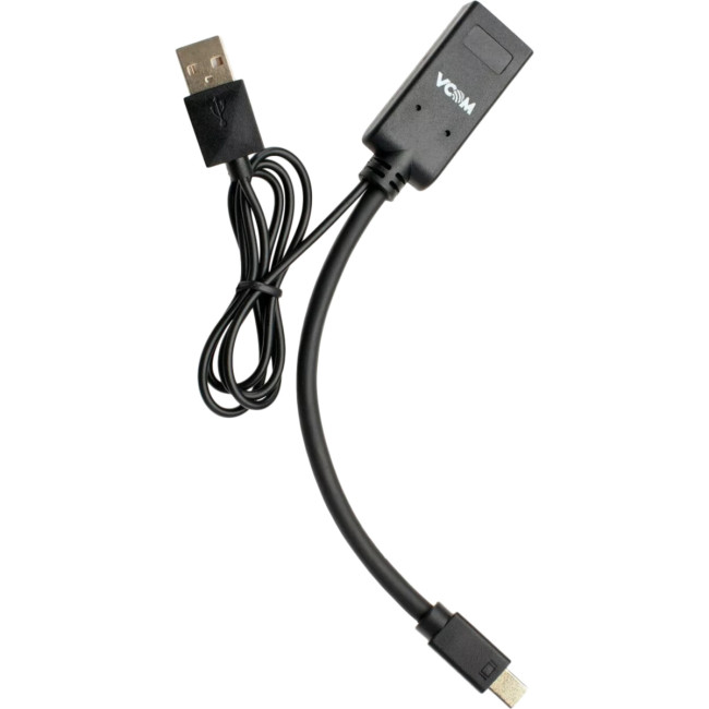 Кабель-переходник HDMI(F) +USB---> miniDP(M) 0.15m  4K*30Hz VCOM<CG497-0.15> VCOM CG497-0.15M Кабель-переходник HDMI(F) +USB---> miniDP(M) 0.15m  4K*30Hz VCOM<CG497-0.15> VCOM CG497-0.15M