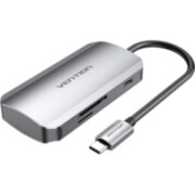 Мультифункциональный хаб Vention USB-C > USB 3.0x3/SD/TF/PD Vention TNHHB Мультифункциональный хаб Vention USB-C > USB 3.0x3/SD/TF/PD Vention TNHHB
