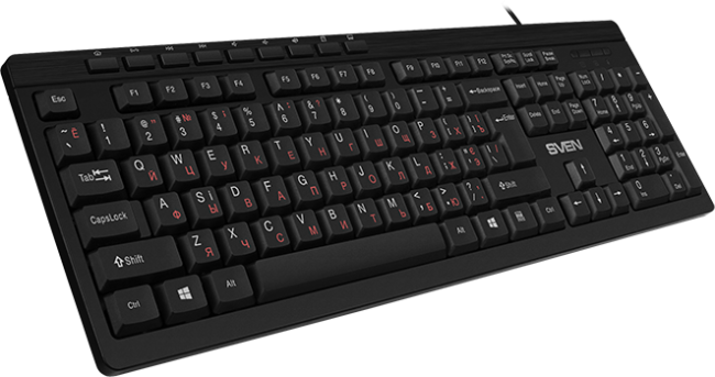 Клавиатура SVEN KB-C3010 (113 кл) Sven KB-C3010 Клавиатура SVEN KB-C3010 (113 кл) Sven KB-C3010