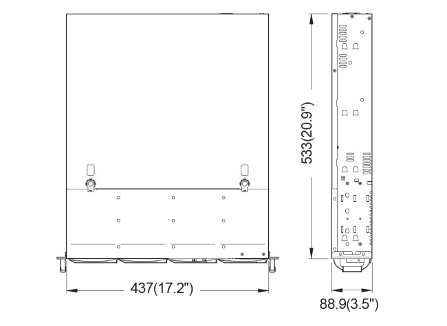 Серверный корпус ABLECOM CS-R25-42P