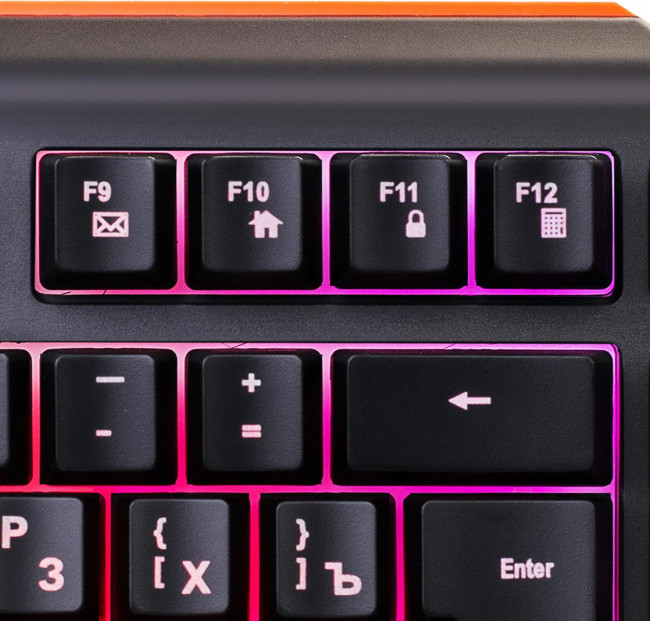 Клавиатура Oklick 717G BLACK DEATH черный/оранжевый USB Multimedia for gamer LED (476395) Oklick 476395 Клавиатура Oklick 717G BLACK DEATH черный/оранжевый USB Multimedia for gamer LED (476395) Oklick 476395