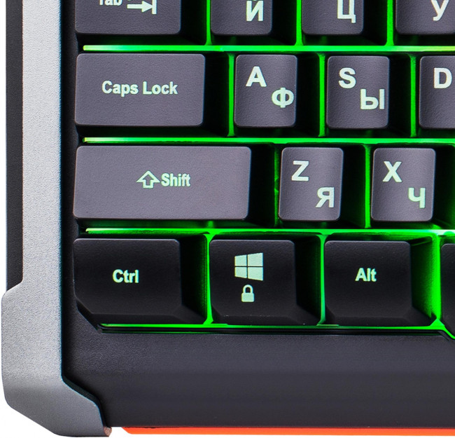 Клавиатура Oklick 717G BLACK DEATH черный/оранжевый USB Multimedia for gamer LED (476395) Oklick 476395 Клавиатура Oklick 717G BLACK DEATH черный/оранжевый USB Multimedia for gamer LED (476395) Oklick 476395
