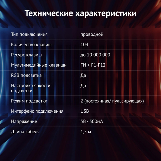 Клавиатура Oklick 717G BLACK DEATH черный/оранжевый USB Multimedia for gamer LED (476395) Oklick 476395 Клавиатура Oklick 717G BLACK DEATH черный/оранжевый USB Multimedia for gamer LED (476395) Oklick 476395