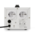 Стабилизатор POWERMAN AVS 1000D, ступенчатый регулятор, цифровые индикаторы уровней напряжения, 1000ВА, 140-260В, максимальный входной ток 7А, 2 евророзетки, IP-20, напольный,  200мм х 150мм х 140мм, 2,3 кг. POWERMAN AVS 1000D