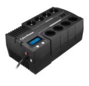 ИБП CyberPower BR1200ELCD, Line-Interactive, 1200VA/720W, 8 Schuko розеток, USB&USB Charger, RJ11/RJ45, LCD дисплей, Black, 0.33х0.2х0.01м., 9кг. CyberPower BR1200ELCD 1200VA