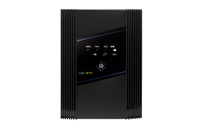 ИБП SMARTWATT UPS UNI 1000, линейно-интерактивный, мощность 1000/600 ВА/Вт, напольный, LED индикация, Shuko CEE7/4 - 2 шт. , IEC C13 - 3 шт., батарея 12В 7Ач 2шт., 148x315x198мм., 9кг., артикул 3703020390001 SMARTWATT UPS UNI 1000 ИБП SMARTWATT UPS UNI 1000, линейно-интерактивный, мощность 1000/600 ВА/Вт, напольный, LED индикация, Shuko CEE7/4 - 2 шт. , IEC C13 - 3 шт., батарея 12В 7Ач 2шт., 148x315x198мм., 9кг., артикул 3703020390001 SMARTWATT UPS UNI 1000