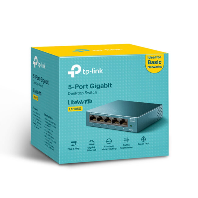 Коммутатор TP-Link LS105G Коммутатор TP-Link LS105G