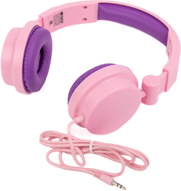 Наушники детские Hiper LUCKY Pink, розовые-сиреневые (HTW-VTX4) Hiper LUCKY HTW-VTX4