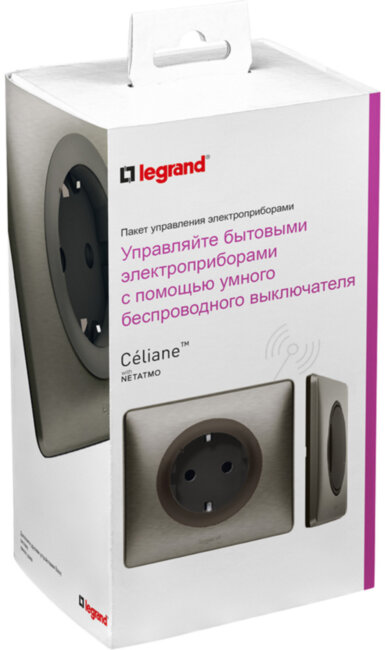 CLN ГРФ Пакет упр.быт.эл-пр. Пакет для управления бытовыми электроприборами. Умная розетка 2К+З 16А 230В + умный беспроводной 1-клавишный выключатель. Цвет Графит. Рамки Вольфрам. CLN ГРФ Пакет упр.быт.эл-пр. Пакет для управления бытовыми электроприборами. Умная розетка 2К+З 16А 230В + умный беспроводной 1-клавишный выключатель. Цвет Графит. Рамки Вольфрам.