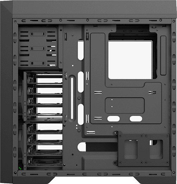 Компьютерный корпус E-ATX, без блока питания GameMax TiTan Silent
