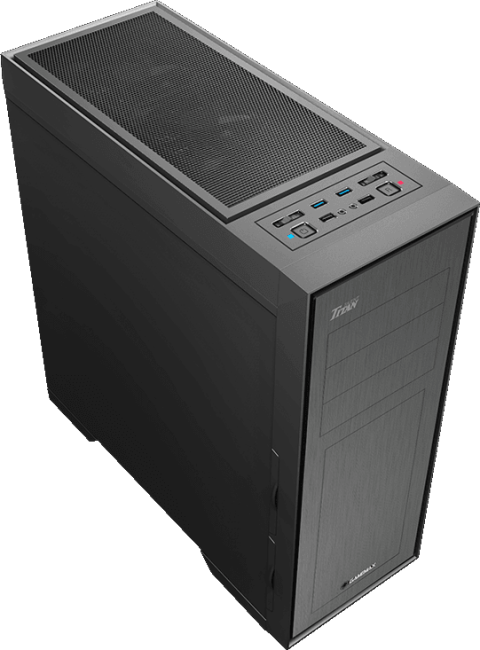 Компьютерный корпус E-ATX, без блока питания GameMax TiTan Silent