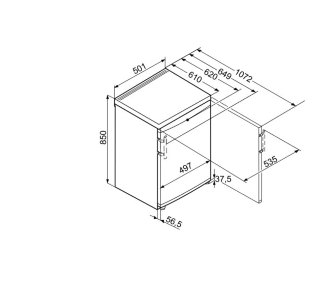 Минихолодильник Liebherr Liebherr T 1414 Comfort Минихолодильник Liebherr Liebherr T 1414 Comfort