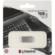 Флэш USB Kingston 128GB DataTraveler Micro 200MB/s Metal USB 3.2 Gen 1 Kingston DTMC3G2/128GB