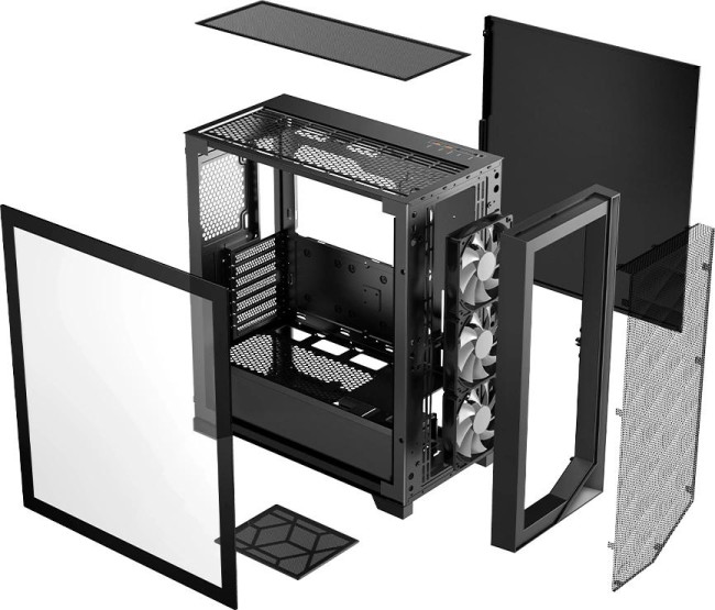 Корпус PcCooler C3D510-BKP0-GL Корпус PcCooler C3D510-BKP0-GL