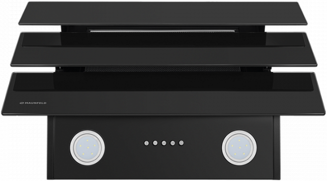 ВЫТЯЖКА MAUNFELD Maunfeld CASCADA PUSH 60 Glass Black ВЫТЯЖКА MAUNFELD Maunfeld CASCADA PUSH 60 Glass Black