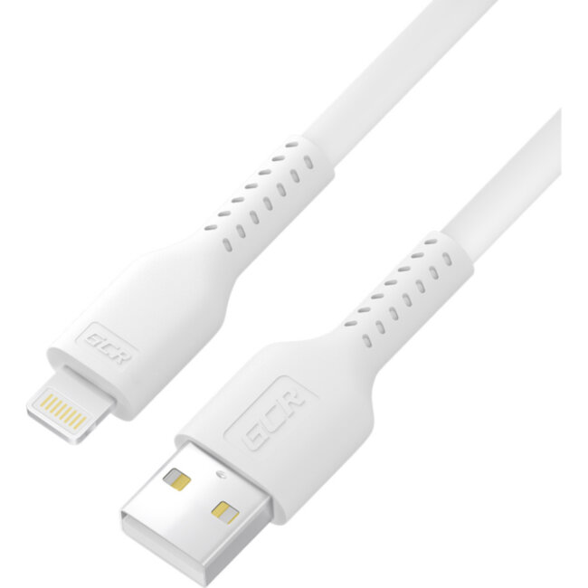 GCR Кабель 0.5m USB AM/Lightning - поддержка всех IOS, MFi, белый, GCR-54250 Кабель Greenconnect 0.5 м (GCR-54250)