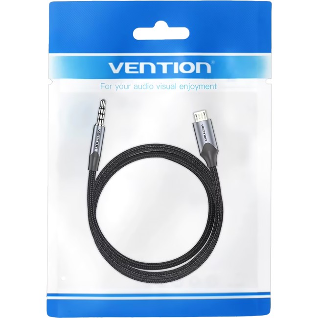 Кабель Vention USB Micro B M/Jack 3,5 mm M - 1 м Vention BDGBF Кабель Vention USB Micro B M/Jack 3,5 mm M - 1 м Vention BDGBF