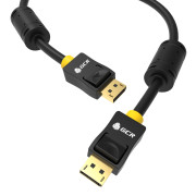 GCR Кабель PROF 1.5m DisplayPort v1.4, 8K 60Hz, 4K 165Hz, черный, ферритовые кольца Greenconnect GCR-53968 GCR Кабель PROF 1.5m DisplayPort v1.4, 8K 60Hz, 4K 165Hz, черный, ферритовые кольца Greenconnect GCR-53968