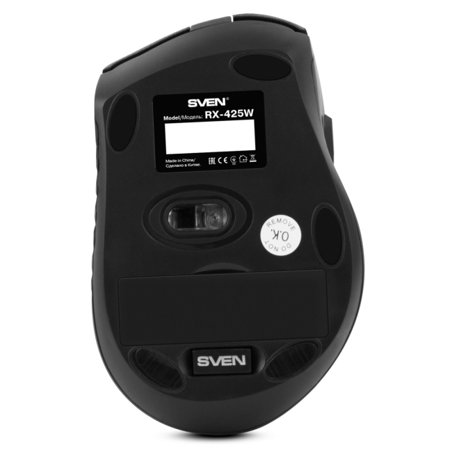 Беспроводная мышь SVEN RX-425W, чёрная SVEN RX-425W SV-014483