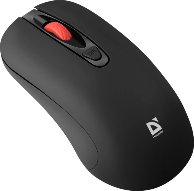 Defender Беспроводная оптическая мышь Nexus MS-195 черный,4 кнопки,800-1600 dpi Defender 52195