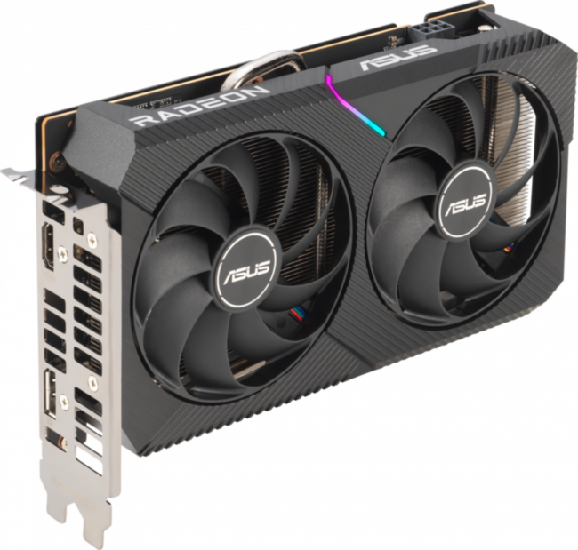 Видеокарта ASUS DUAL-RX6500XT-O4G Видеокарта ASUS DUAL-RX6500XT-O4G