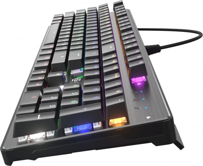 Клавиатура Oklick 970G Dark Knight механическая черный/серебристый USB for gamer LED Oklick 499578 Клавиатура Oklick 970G Dark Knight механическая черный/серебристый USB for gamer LED Oklick 499578