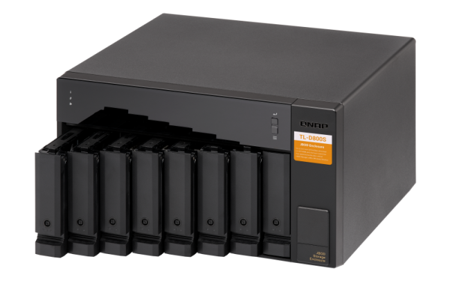 Полка расширения сетевого хранилища без дисков QNAP TL-D800S Полка расширения сетевого хранилища без дисков QNAP TL-D800S