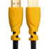 GCR Кабель 3.0m HDMI версия 1.4, черный, желтые коннекторы, OD7.3mm, 30/30 AWG, позолоченные контакты, Ethernet 10.2 Гбит/с, 3D, 4K GCR-HM340-3.0m, экран Greenconnect GCR-HM340-3.0m