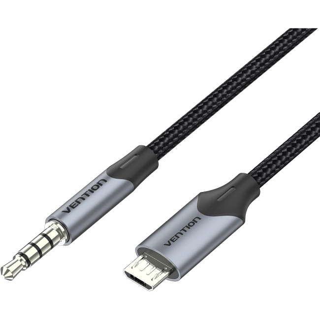 Кабель Vention USB Micro B M/Jack 3,5 mm M - 1.5 м Vention BDGBG Кабель Vention USB Micro B M/Jack 3,5 mm M - 1.5 м Vention BDGBG