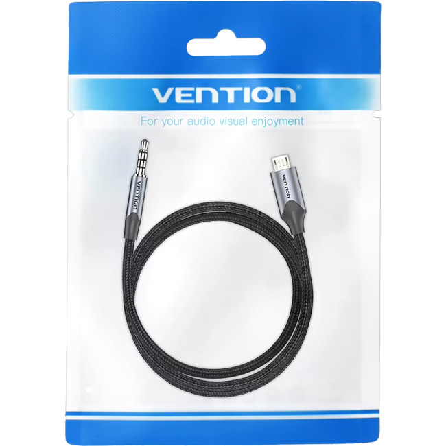 Кабель Vention USB Micro B M/Jack 3,5 mm M - 1.5 м Vention BDGBG Кабель Vention USB Micro B M/Jack 3,5 mm M - 1.5 м Vention BDGBG