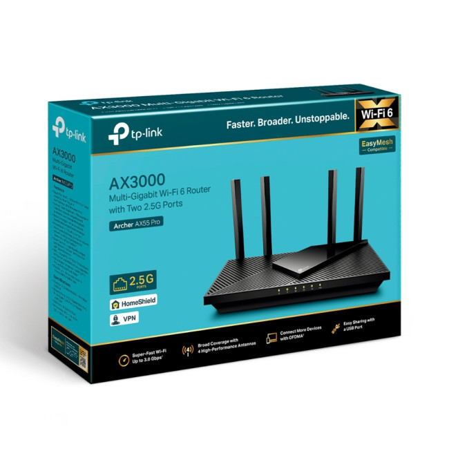 Маршрутизатор TP-Link Archer AX55 Pro