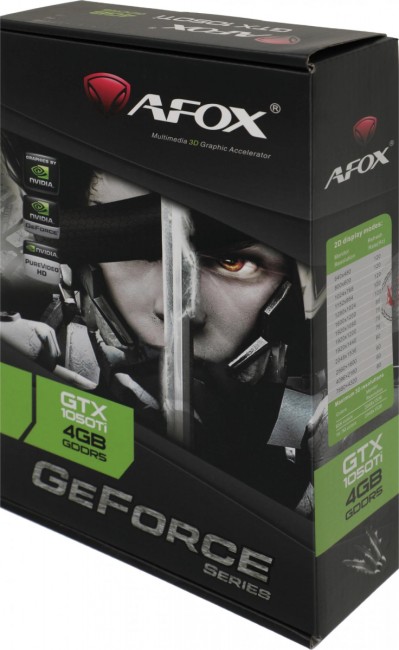 Видеокарта AFOX CORPORATION AF1050TI-4096D5H7-V8 Видеокарта AFOX CORPORATION AF1050TI-4096D5H7-V8