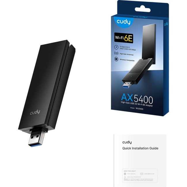 Адаптер Wi-Fi Cudy WU5400 Адаптер Wi-Fi Cudy WU5400