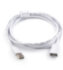 Удлинитель USB 0.8 m (Am <=> Af, белый) ATcom USB 2.0 Type-A (m) -  USB 2.0 Type- A (f) 0.8