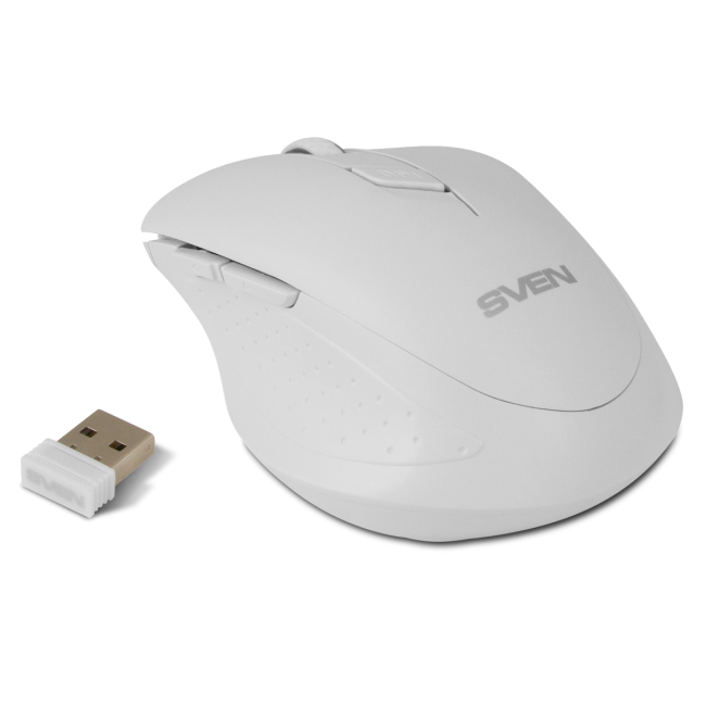 Беспроводная мышь SVEN RX-425W белая (5+1кл. 800-1600DPI, блист) Sven SVEN RX-425W SV-014469