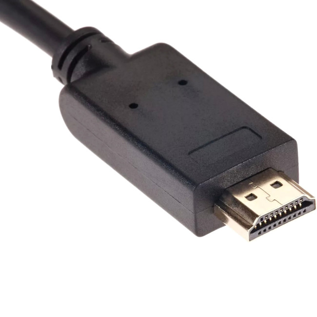 Кабель-переходник DisplayPort M-> HDMI M 4K@60Hz 1.8m VCOM (CG609-1.8M) VCOM CG609-1.8M Кабель-переходник DisplayPort M-> HDMI M 4K@60Hz 1.8m VCOM (CG609-1.8M) VCOM CG609-1.8M