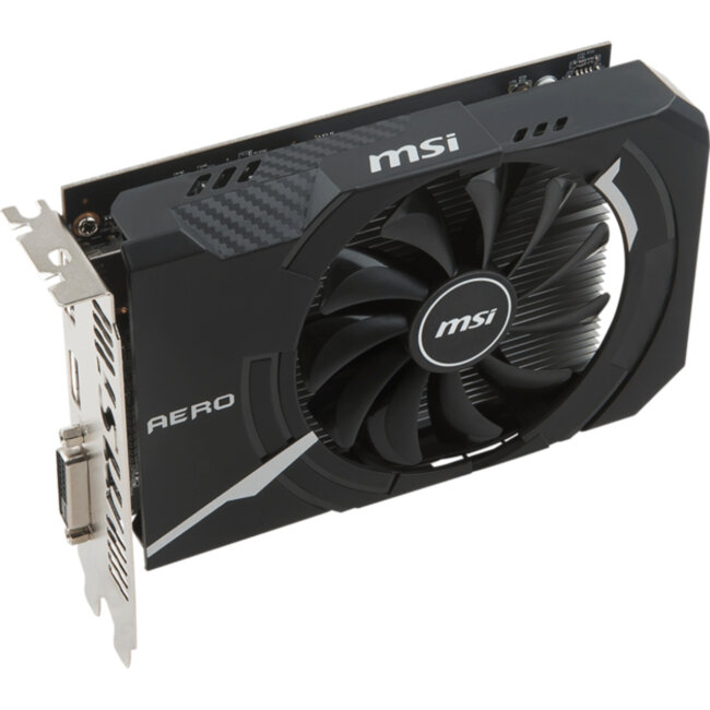 Видеокарта MSI Radeon RX 550 AERO ITX 4G OC Видеокарта MSI Radeon RX 550 AERO ITX 4G OC