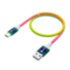 GCR Кабель 1.2m TypeC, для Samsung, ОS Android, быстрая зарядка, GRADIENT, 28/24 AWG, GCR-53075 Greenconnect USB 2.0 Type-AM - USB 2.0 Type-C (m) 1.2м