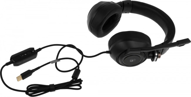Наушники с микрофоном A4Tech G580 USB /BLACK Наушники с микрофоном A4Tech G580 USB /BLACK