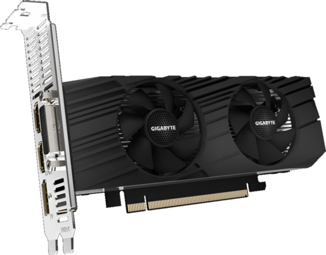 Видеокарта Gigabyte GeForce GTX 1650 D6 OC Low Profile 4G Видеокарта Gigabyte GeForce GTX 1650 D6 OC Low Profile 4G