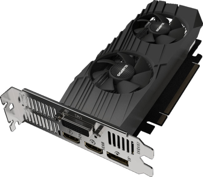 Видеокарта Gigabyte GeForce GTX 1650 D6 OC Low Profile 4G Видеокарта Gigabyte GeForce GTX 1650 D6 OC Low Profile 4G
