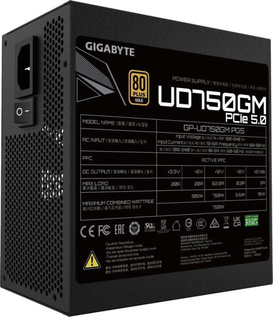 Блок питания Gigabyte GP-UD750GM PG5 Блок питания Gigabyte GP-UD750GM PG5