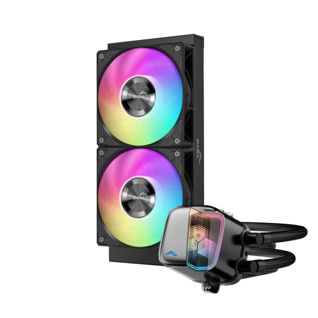 Водяное охлаждение для процессора SAMA L70 240BK Black Водяное охлаждение для процессора SAMA L70 240BK Black