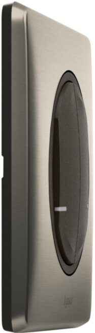 CLN ГРФ Выкл 2к б/п Умный беспроводной выключатель Legrand серия Celiane with NETATMO, Цвет Графит. Выключатель 2-клавишный, Управление со смартфона, Zigbee 2,4 ГГц. Рамка в комплекте.