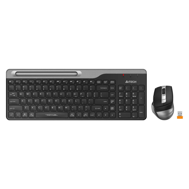 Клавиатура + мышь A4Tech Fstyler FB2535C клав:черный/серый мышь:черный/серый USB беспроводная Blueto A4Tech FB2535C SMOKY GREY Клавиатура + мышь A4Tech Fstyler FB2535C клав:черный/серый мышь:черный/серый USB беспроводная Blueto A4Tech FB2535C SMOKY GREY