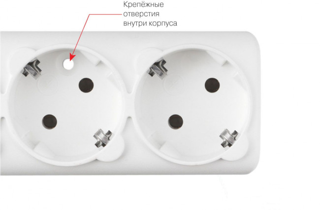 Фильтр-удлинитель Power Cube 1,9 м 6 розеток с заземлением (белый) 16А/3,5кВт Электрическая мануфактура SPG6-16-1.9M Фильтр-удлинитель Power Cube 1,9 м 6 розеток с заземлением (белый) 16А/3,5кВт Электрическая мануфактура SPG6-16-1.9M